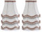 Fuloon Lampenschirme 2er/6er set E14 E27 Lampenschirm für Tischlampe Kronleuchter Pendellampe Wandleuchte Hängelampe Lampenschirm Geeignet für Wohnzimmer Schlafzimmer