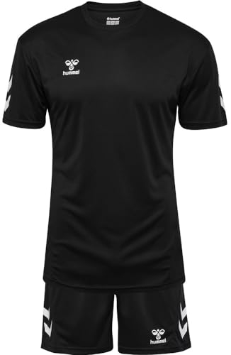 hummel Trikot Set Weiß S, schwarz Herren