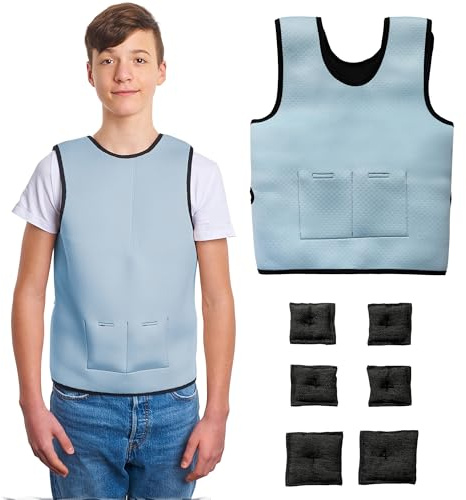 OurBrand Adjustable Weight Vest for Kids | Compression Weighted Vest for Sensory Issues