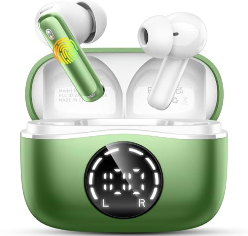 chalvh Auriculares Bluetooth True Wireless Earbuds Earbuds Earphones