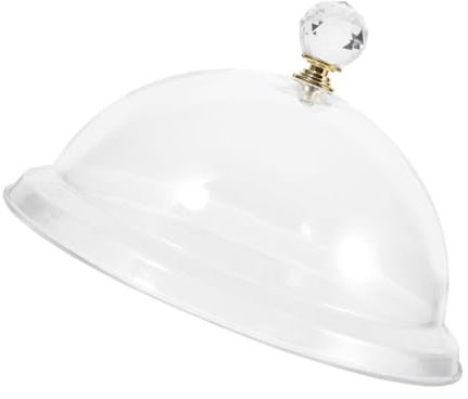 MAGICLULU Cupola per Torta Trasparente 26 Cm Copertura per Dessert Riutilizzabile Coprivivande da Tavola per Mantenere Freschi Alimenti e Proteggere Cibo per Uso Domestico