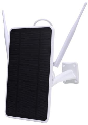 LUCKDANO Enrutador Módem con Energía Solar de 6W 4G LTE WiFi Al Aire Libre IP66 con Batería de 12000 MAh para Tabletas Cámaras de Seguridad Formas Inteligentes (Versión UE)