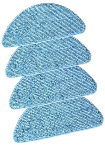 Paños de fregona de repuesto for Robot aspirador Honiture, paquete de 4 trapos de limpieza de microfibra for fregar eficazmente el suelo