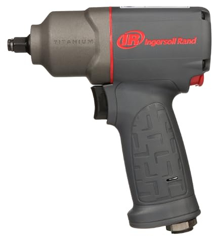 Ingersoll Rand 2115TiMAX 3/8 Air Impact Wrench, 300 ft-lbs Torque, Titanium Hammer Case, Friction Ring Retainer, Pistol