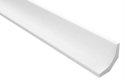 Marbet Deckenleisten aus Styropor XPS - Hochwertige Stuckleisten leicht & robust im modernen Design - (50 Meter Sparpaket E-11-35x35mm) Zierleisten