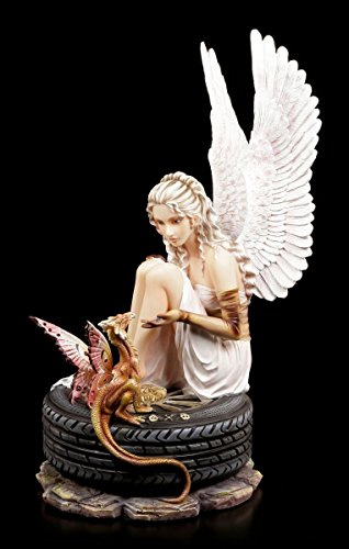 Preciosa figura de ángel de dragón – Fantasy Fee Elfo