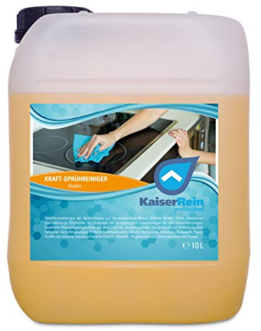 KaiserRein Kraft-Reiniger Diablo Allzweckreiniger 10 L Kanister Intensivreiniger Fettlöser Rauchentferner optimaler Nikotinentferner auf Fliesen, Türen, usw.