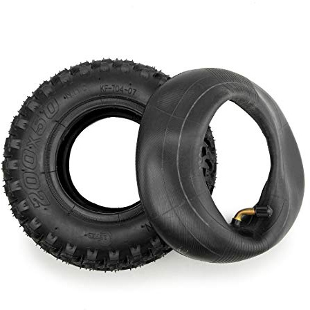 200 x 50 off-road däck och tub 20 cm bergsdäck och luftslang för bergsskoter och mountain skateboard pneumatiskt hjul (inner tube+outer tire)