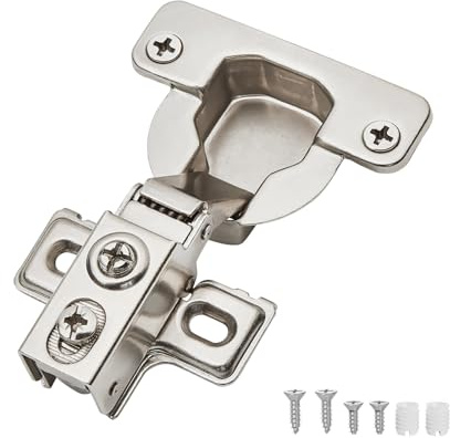 OWODI 6 Pack 1-1/4 Inch Soft Close Cabinet Hinges – 40mm Cup Diameter, 95° Opening, 3-Way Self-Closing, Concealed Hinges for Face Frame Doors, Special Design, Includes Screws