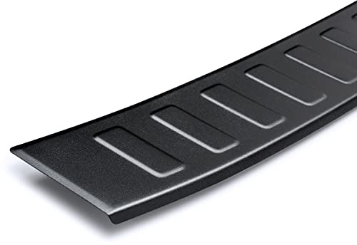 tuning-art L3033 Edelstahl Ladekantenschutz passend für VW Taigo 2021- Pulverbeschichtet, Farbe:Schwarz Pulverbeschichtet