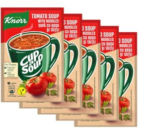 Knorr Instant Cup a Soup Tomato Soup With Noodles 19 g, Pack of 5