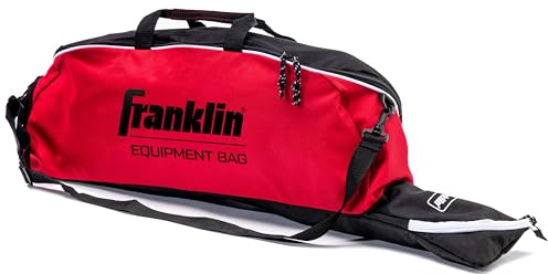 Franklin Sports Youth Baseball + Softball Bat Bag - Boys Girls Tee Ball, for Kids Junior Equipment Red