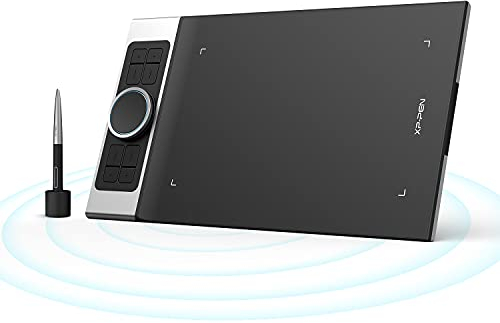 XP-PEN Deco Pro MW Tableta Gráfica Dibujo Digital Inalámbrica con Bluetooth o 2.4G, 11x6 Pulgadas, Tableta Digitalizadora Compatible con iPhone, Android, Windows y Mac para Dibujar