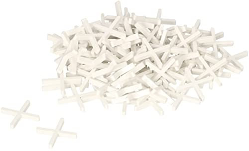 KOTARBAU® Crucetas para juntas 2 mm, 100 UNIDADES, Distanciadores de plástico, Espaciadores de baldosas para lechadas, Cruces para colocar azulejos, Clips
