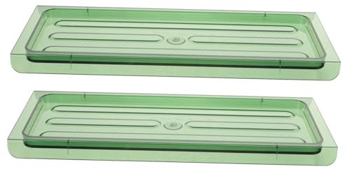 Alipis 2stücke Gewürzhalter Aus Kunststoff Für Küche Gewürzablage Für Lagerung Praktisches Gewürzflaschenhalter Für Schrank Langlebig Und Sauber