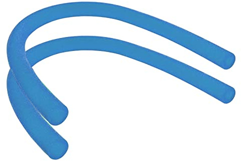 Swimming Pool Noodle for Kids and Adults, 2 Pack Foam Swim Noodle Float Aid - 1.5m Flexible and Durable Floatation Device for Pool, Water Sports, Aerobics, and Learning Aid (Blue)