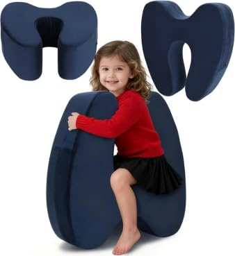 Jerylota Sensory Soft Squeeze Seat, Calming Compression Chair for Kids with Sensory Needs, Washable Cover, Rocking Design