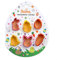 DECORA COD. 0255059 KIT 6 EMPORTE-PIÈCES EN PLASTIQUE MINI EASTER, Rose