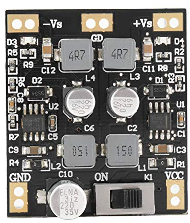 Tbest Power Supply Module, Breadboard Power Supply Board Module Input 7~24V Output 5V Positive And Negative Voltage Regulator Module Model Toy Model Toy