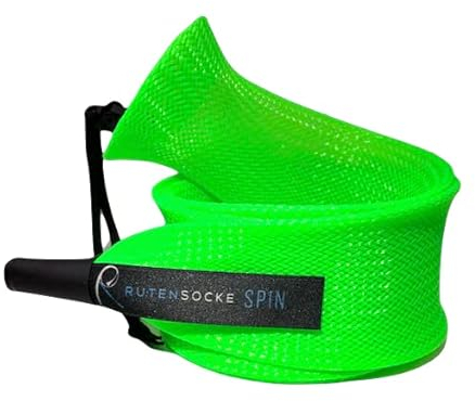 Zweiteiler Spinn L (90 cm lang und 45-75mm breit für Zweiteilige Ruten bis 2,7m) (Grün)