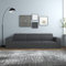 vidaXL Stretch Sofahusse 4-Sitzer Wiederverwendbar Sofabezug Sofa Abdeckung Überwürfe Universal Stretchhusse Sofaschoner Anthrazit Polyester-Jersey