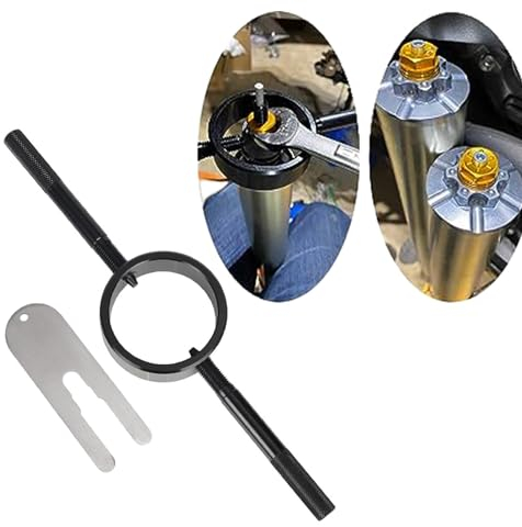 Candeon Fork Spring Compressor Tool Kit, Motorcycle Fork Spring Compression Tool Fork Service Tool Kit, Motorcycle Fork Spring Compressor Tool Fork Bleeding Tool Set Coil Spring Service Tool Kit