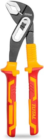 TOTAL - Tenaza - Pico de Loro Aislada - Certificado VDE - Apertura Máxima 40 mm - Acero - Medida: 250 mm - Para Proyectos Eléctricos