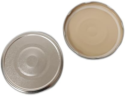 Capsules Twist Off Avec Flip Diamètre 110 mm Couleur Argent Couvercles Pour Pots Avec Bouton Central Contrôle Clic Clac (5)