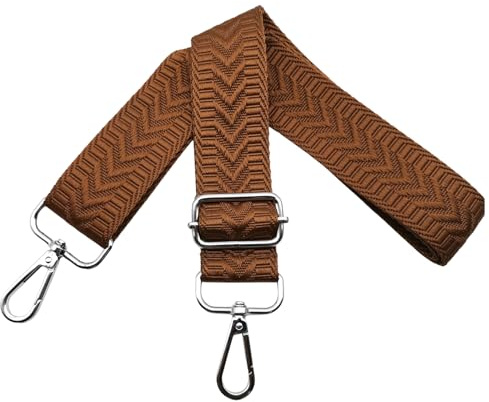 Fickremmar för byte justerbar axelrem för väskor, bred 3,8 cm axelrem med silver karbinhake rem för kvinnor handväska, crossbody, färgglad, U