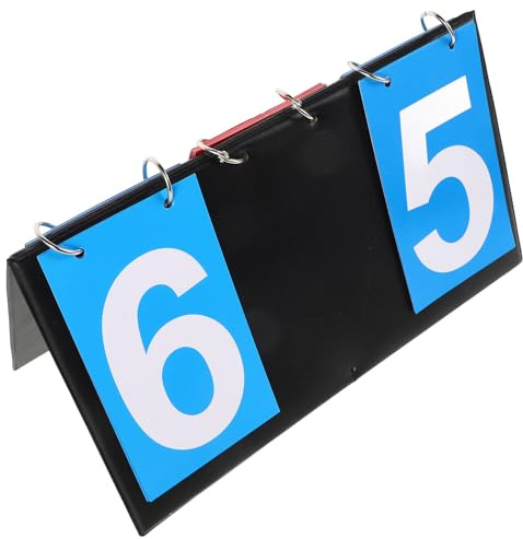 BESPORTBLE Tableau de Score Multifonction Portable pour Basketball Tennis Table Badminton Compteur à Chiffres Clair et Facile à Utiliser pour Compétitions Sportives