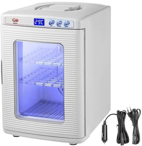 Pnpaea 25L 400W Reptile Incubator Egg Incubator, Scientific Lab Incubator Cooling,Lighting,5°C-60°C Temperature Control,Digital LED,for Snake,Tortoise,and Lizard Breeding White