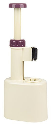 Lurch 10275 Dénoyauteur de Prunes Blanc/Crème/Aubergine