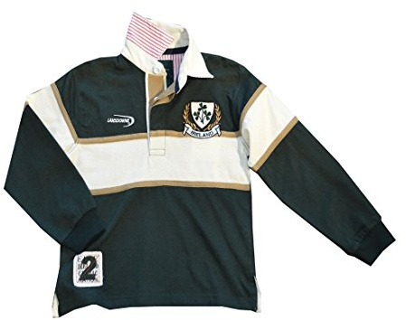 De trébol de para niños de Irlanda de manga larga camiseta de Rugby