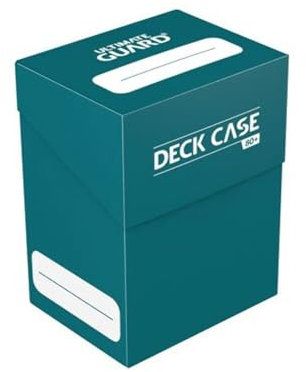 Ultimate Guard Deck Case 80+ Caja de Cartas Tamaño Estándar Gasolina Azul
