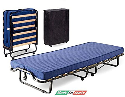 Helix Cama plegable para invitados de alta densidad, 80 x 190 x 10 cm