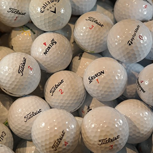 100 GOLFBÄLLE TURNIERQUALITÄT Lakeballs von Titleist Callaway Srixon Bridgestone
