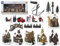 Snow White 523105 Mini Village Set | 25 Pieces Christmas Accessory, Multicolor, One Size