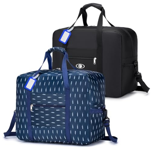 SPAHER Maleta Cabina Bolsas de Viaje Plegable 45 x 36 x 20 Easyjet Bolsos de Viaje Equipaje de Mano Bolsa de Cabina Maletas Viaje Bolsas para Viaje Bolso Maternidad Bolso Equipaje Fin de Semana 32L