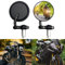 BREDUXSER CNC Espejos Moto, Retrovisores Moto Homologados de giratorio 360°, Espejos Retrovisores Universales para Motos, Scooters, ATV, MT07, Z750, CB125R