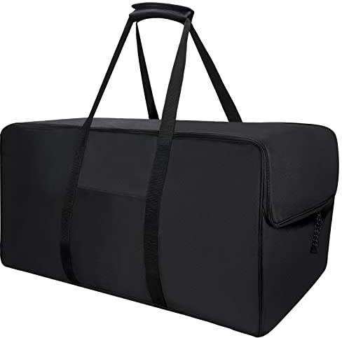 Borsone Extra Large da 160 L, Resistente, di Grandi Dimensioni, Nero, 82,6 cm, 32.6 Inch