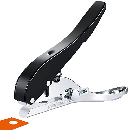 Nvanvmm Hole Punch 5/16 Inch-8mm Single Hole Hole Punch, Heavy Duty Hole Punch Single, Portable Handheld Long Hole Hole Punch