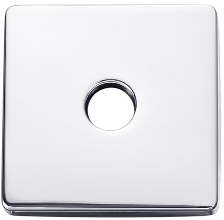 sourcing map Square Shower Arm Flange, 3.5 Stainless Steel Escutcheon Plate for Covering Gaps Holes, Fits All Standard Diameter Pipe, Silver