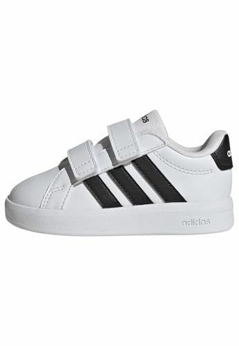 adidas Unisex bebé Grand Court 3.0 Shoes Infants, FTWR White/Core Black/FTWR White, 25 EU