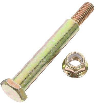 DECOMELODY Set Bulloni e Dadi Ruota Per Tosaerba in Acciaio Resistente, Bulloni Vite Asse Ruota Per Tagliabordi, Fissaggio Sicuro e Montaggio Rapido Per Ruote Posteriori Tosaerba