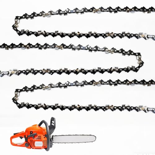 3 catene per motosega da 18, 45 cm, 3/8, 72 maglie da 1,3 mm, mini catene di ricambio per motosega Husqvarn (18 72DL 3/8LP 450)
