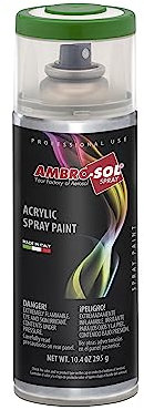 AMBRO-SOL - Pintura acrílica en spray, color Verde Menta, RAL 6029, resultado profesional en múltiples superficies, exteriores e interiores, 400 ml