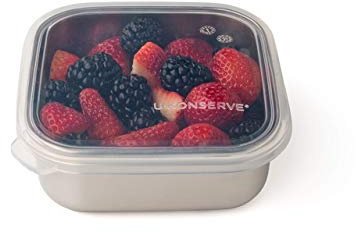 U Konserve, Container To Go Clear Silicone Lid Small 15 Ounce