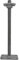 Pfostenträger Alfred verstellbar M30 x 500 mm, 100 x 100 mm