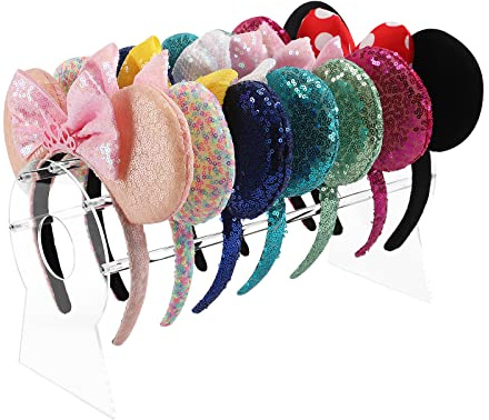 Pengup Heaband Holder Organizer,Acrylic Hair Band Ear Display Stand