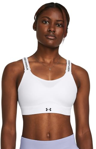Under Armour Donna Infinity High Bra, Reggiseno Sportivo con Spalline Incrociate per un Alto Sostegno, Top Palestra Donna